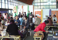 九州国立博物館で開催した「売茶翁の心　おもてなし茶屋」。
