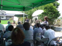 除幕式、主催者の挨拶